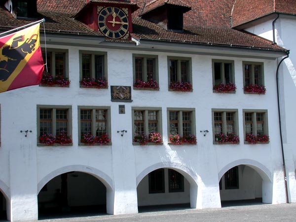 Das Rathaus in Thun...