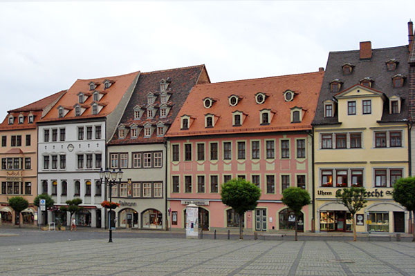 Der Marktplatz in Naumburg